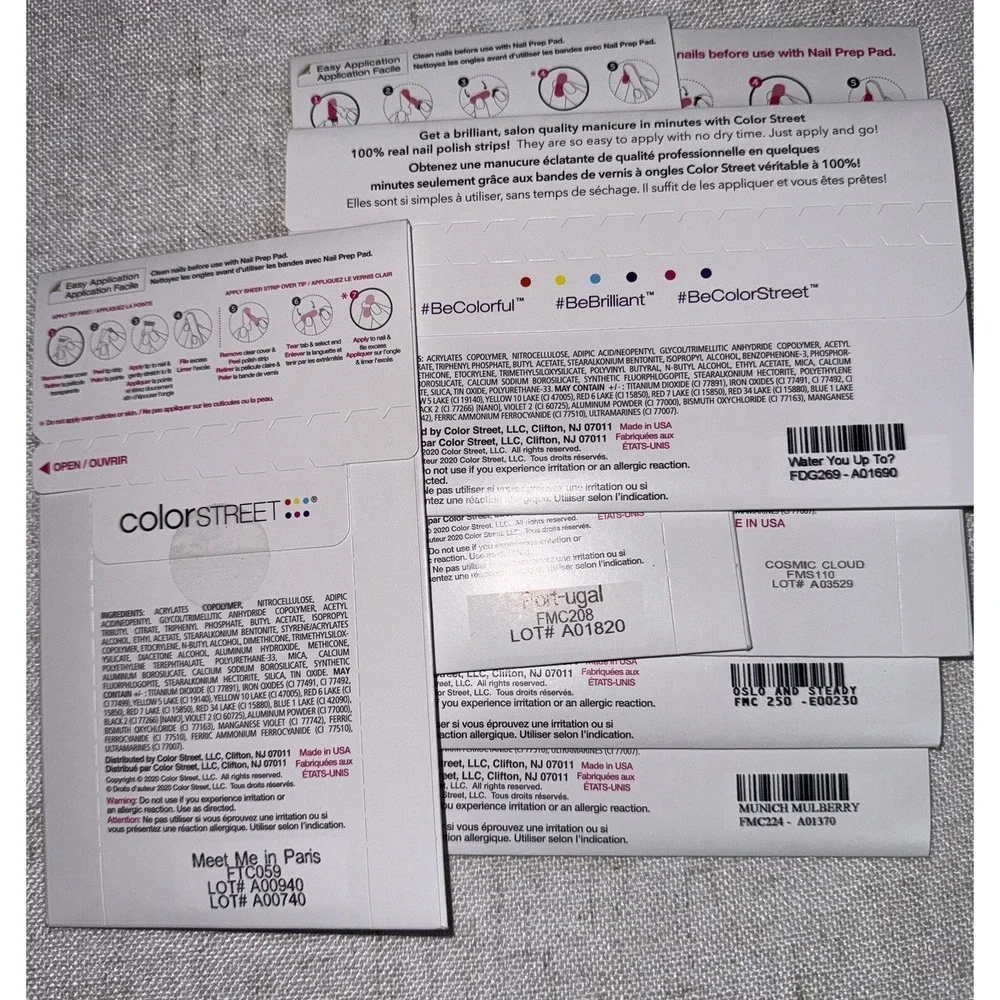 NEW Color Street 16 Bundle Lot‎ Assorted Nail Strips - No Duplicates Value $200+
